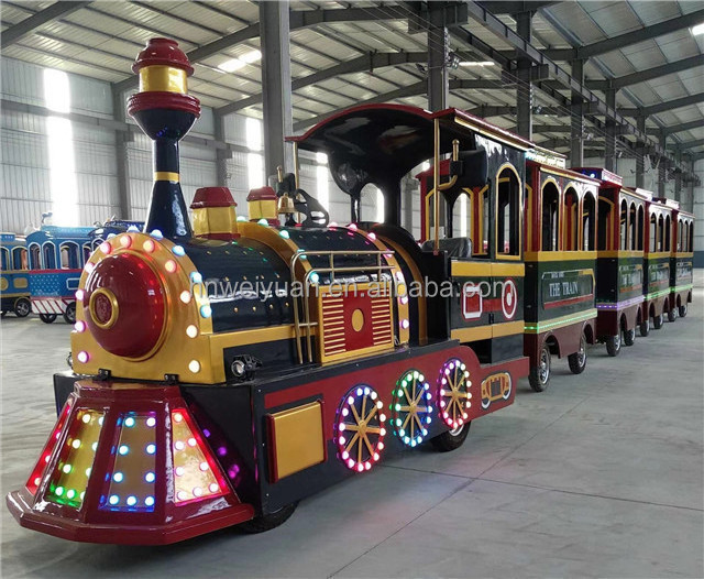 High Quality Electric & Battery-Powered Metal Toy Train Amusement Park Tourist Train Manufacturer for Children