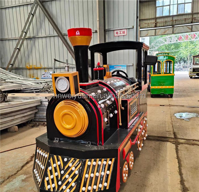 High Quality Electric & Battery-Powered Metal Toy Train Amusement Park Tourist Train Manufacturer for Children