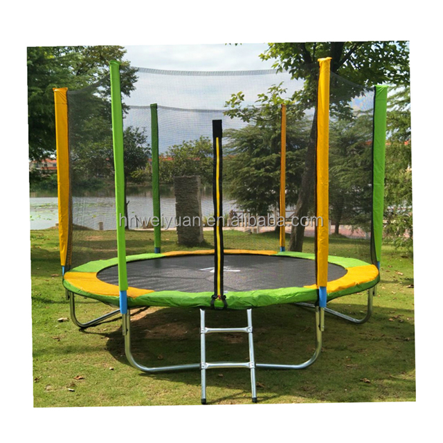 14 Ft Simple Installation Quality Assurance Indoor Round Trampoline With Safe Net