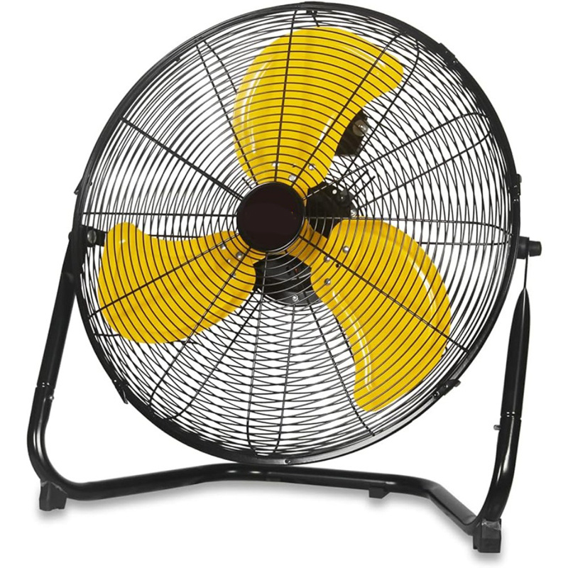 360 Degree Tilt 18 Inch 3 Speed High Velocity Floor Fan Heavy Duty Metal Industrial Shop Fan