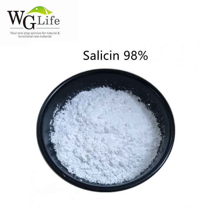 Factory Price High Quality Food Grade White Willow Bark Extract Salicoside Powder 10% 15% 25% 50% 98% Salicin