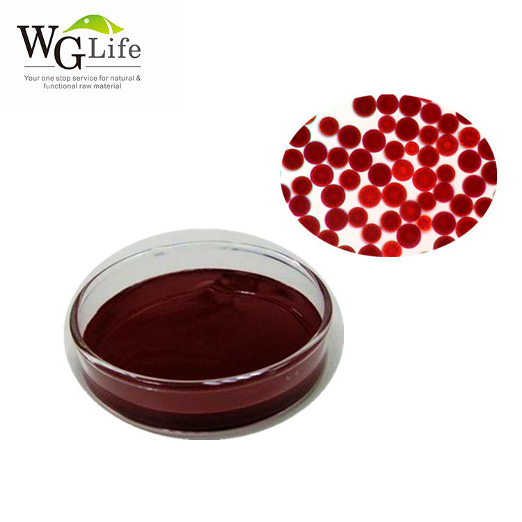 Natural Haematococcus Pluvialis Astaxanthin Oil Soluble Plant Extract