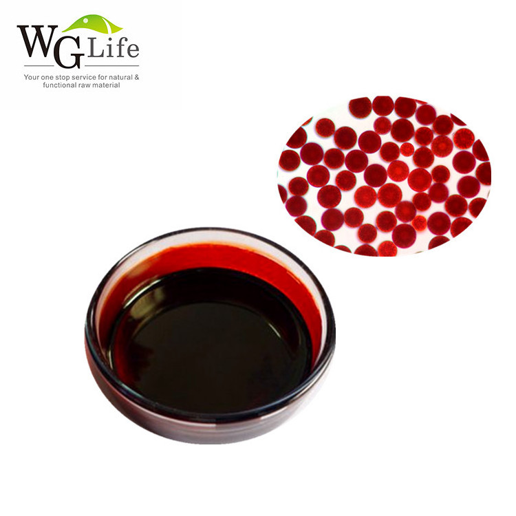 Natural Haematococcus Pluvialis Astaxanthin Oil Soluble Plant Extract