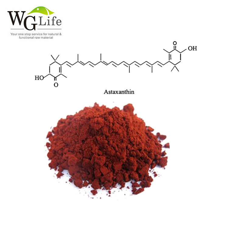 Food Supplement Red Algae Powder Astaxanthin Water Soluble Astaxanthin Powder Plant Extract