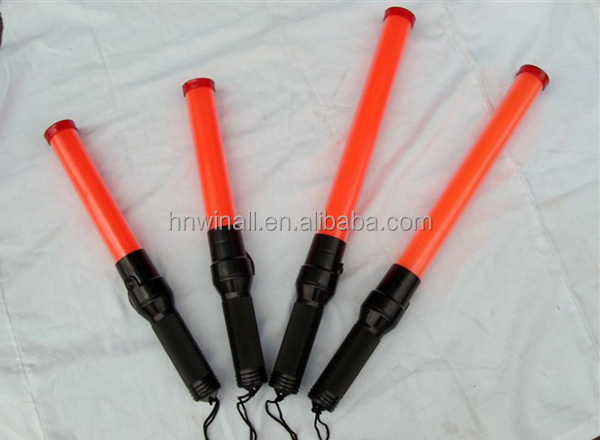 Rechargeable LED wand traffic rod flashing batons