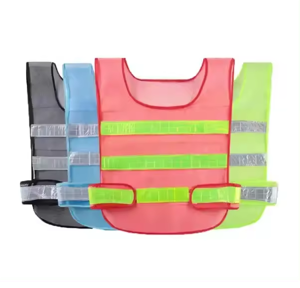 Wholesale Customized Night Running Bike Mesh Safety Vest High Reflective Vest