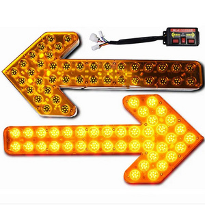 12V 24V power supply Led Flashing Truck Directional Turn Signal Arrow warning Light