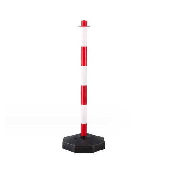 PE Street Stanchion Warning Pole Parking Lot Warning Post Plastic Water Filled Barrier