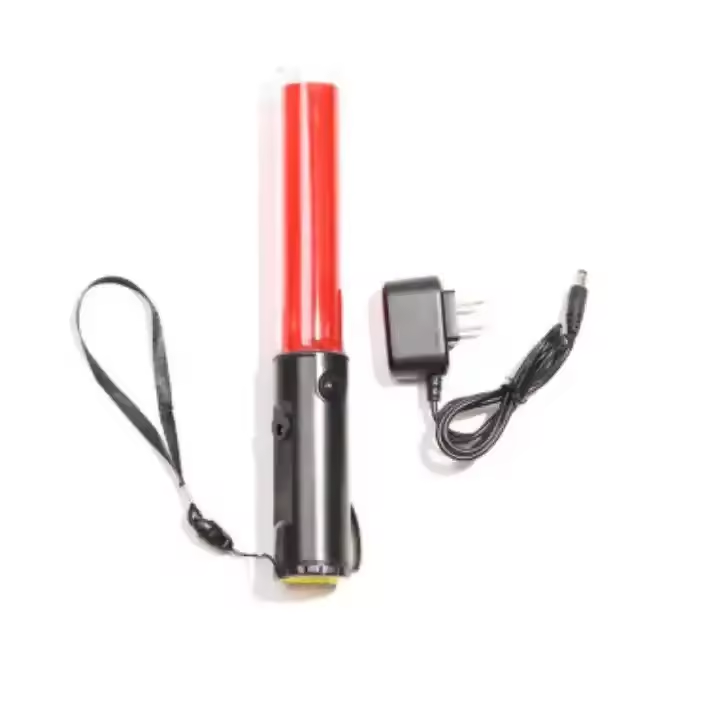 Multi-color traffic baton rechargeable multi-functional fire emergency evacuation warning light flash stick