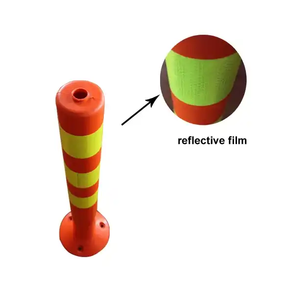 High Quality 75cm Plastic Durable PU Warning Post For Road Safety