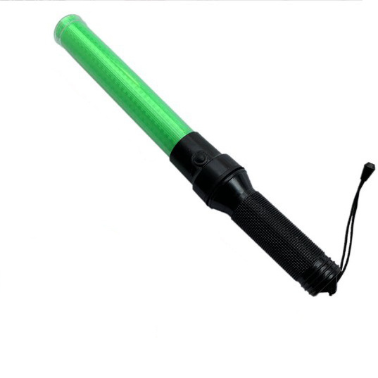 540mm abs material led traffic baton torch wands, red blue traffic control guiding baton