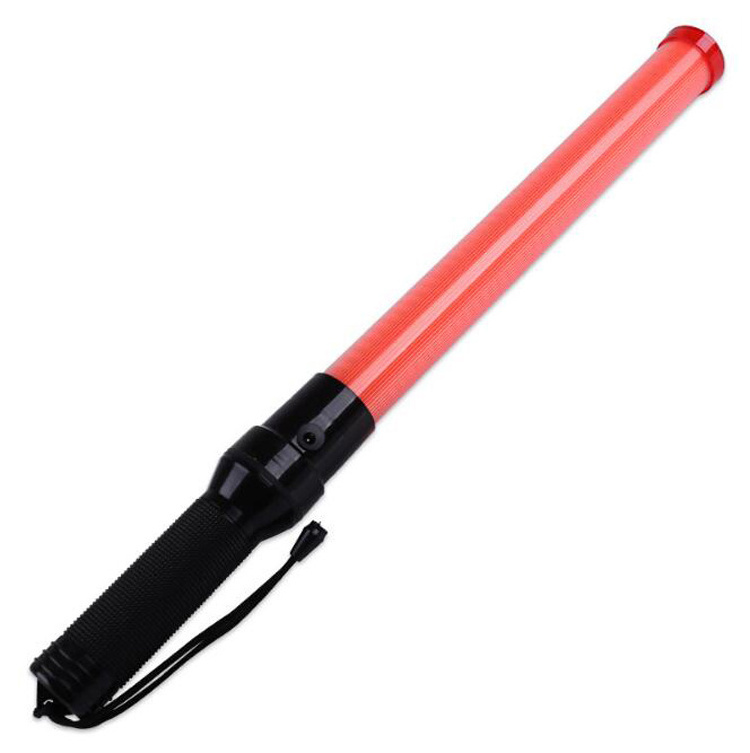 54cm led rechargeable flashing wand stick light traffic baton