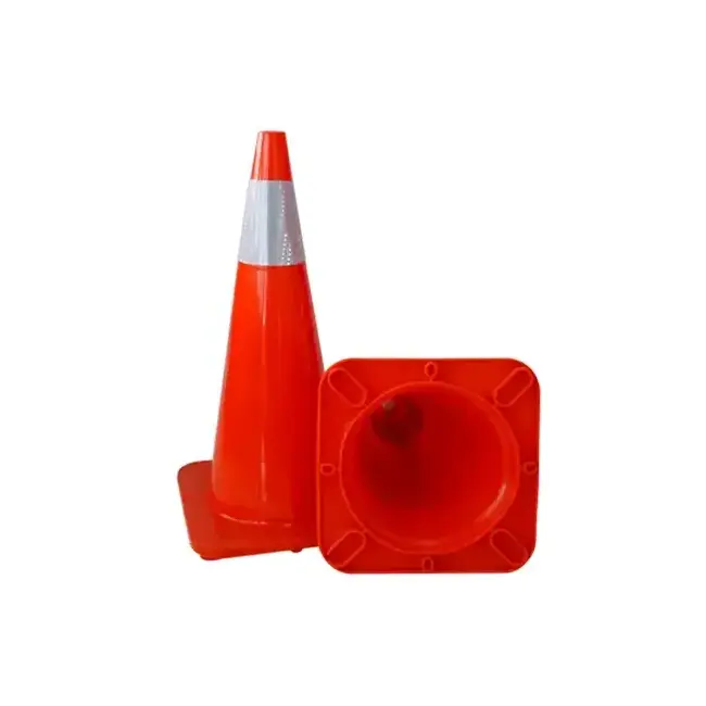 Durable PVC reflective elastic road cone 12 18 28 36 inch road safety cone Safety collision traffic cone