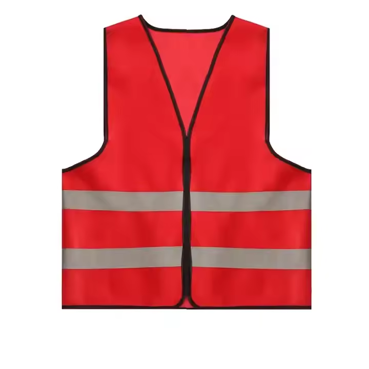 High Visibility Traffic Safety Vest Polyester Fluorescent Reflective Vest