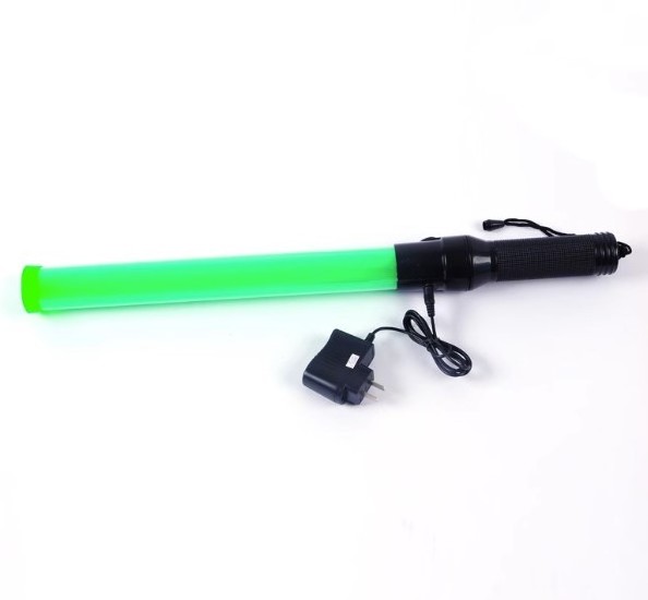 54cm cross road led flashlight stick rechargeable traffic control baton traffic wand