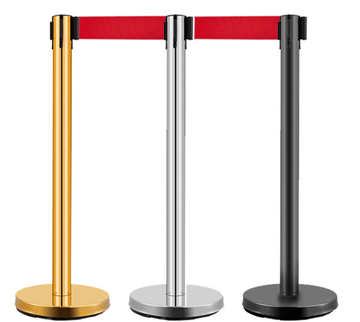 Stainless Steel Railing Stand Temporary Queue Guidance Stanchion Post