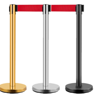 Stainless Steel Railing Stand Temporary Queue Guidance Stanchion Post