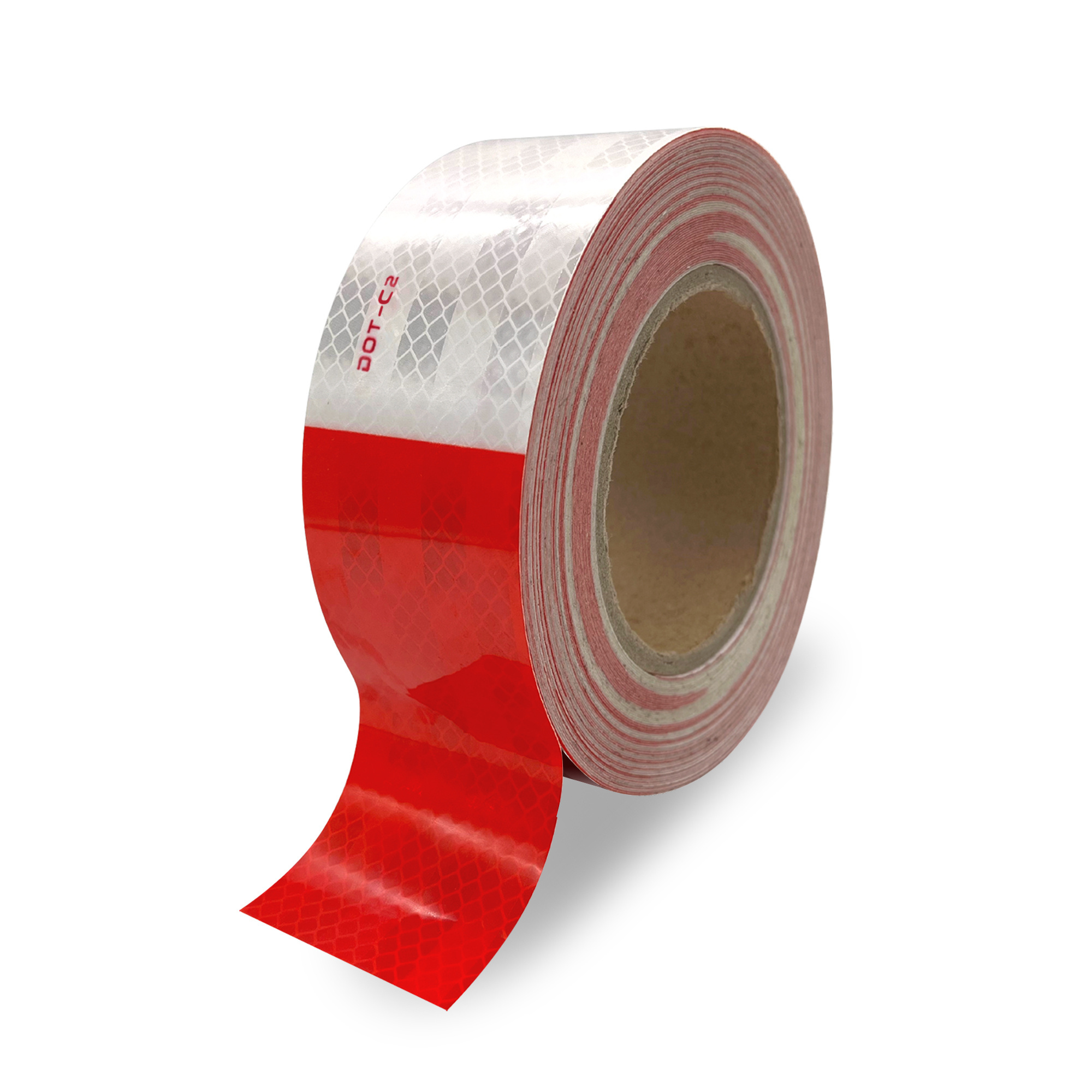 Reflector Sticker Red Reflective Safety Warning Tape Customized Reflective Truck Vehicle Conspicuity Adhesive Reflective Tape