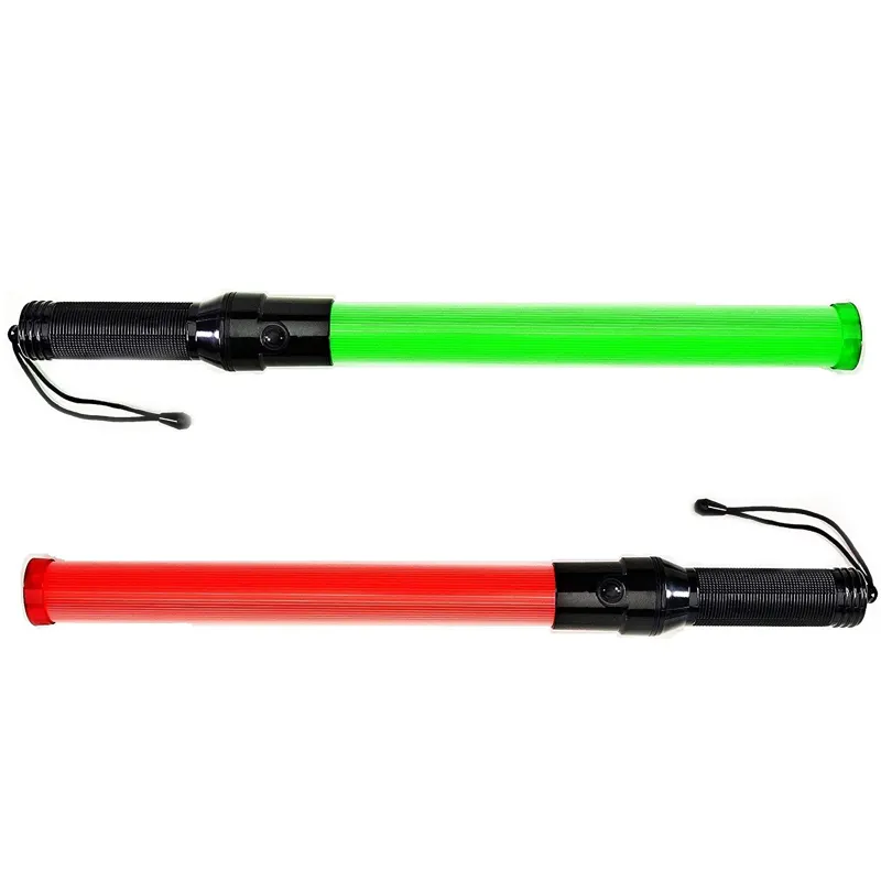 Traffic Wand Safety LED Flashlight Signal Portable Hand Held Traffic Baton