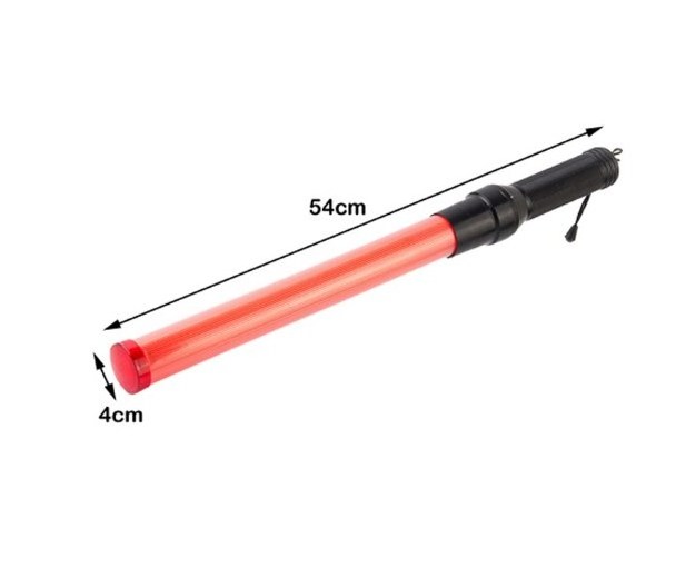 LED rechargeable wand stick 54cm portable traffic safety baton