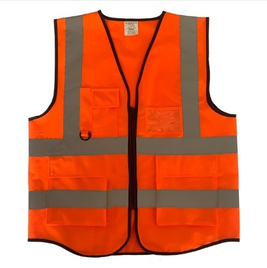 Competitive price reflective clothes hi vis blue safety vest for construction