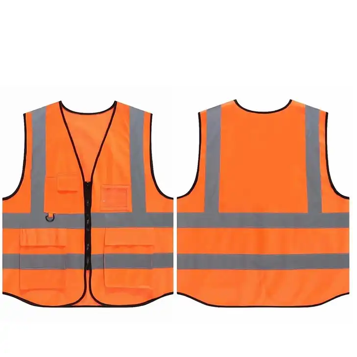 Reflective warning vest at night Durable reflective safety vest  sanitation reflective clothing