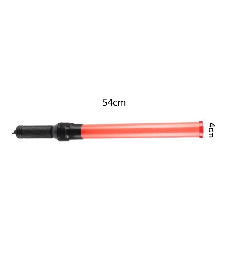 LED rechargeable wand stick 54cm portable traffic safety baton