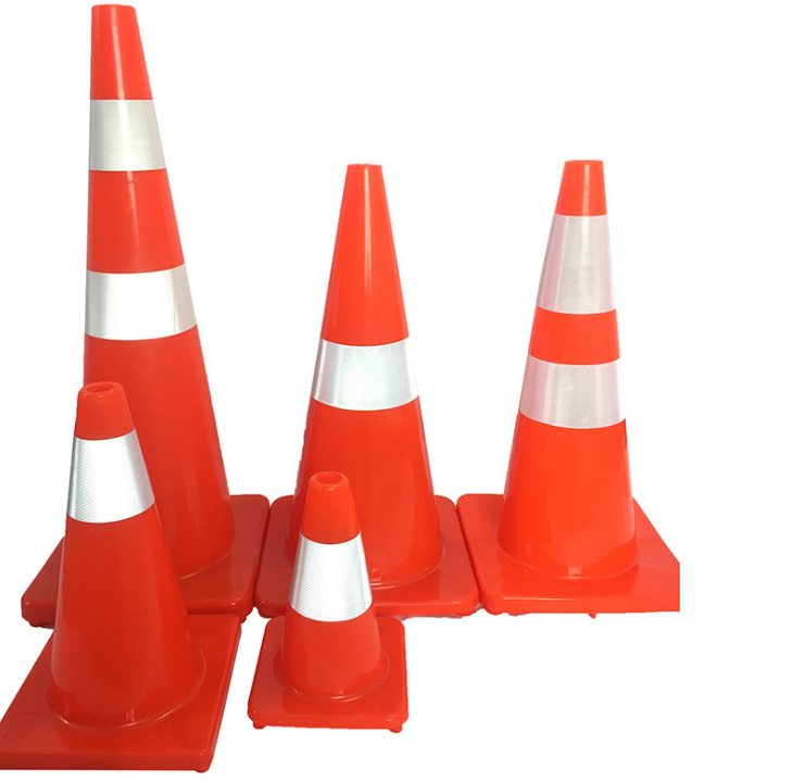 Road construction Pvc plastic traffic cone road divider safety parking cone