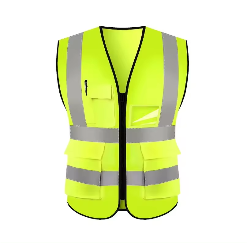 High Quality Hi Vis Reflector Jacket Reflective Safety Vest With Custom Logo