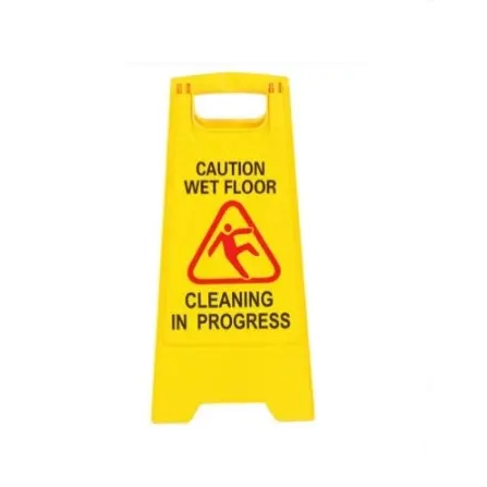 A-Shape Foldable Plastic Safety Warning  Wet Floor Caution Sign