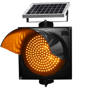 Yellow Flashing Zebra Crossing Pedestrian Crosswalk LED flashing solar driveway warning light