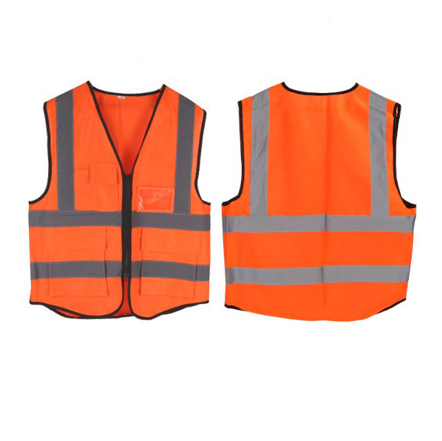 Orange and green Reflector Jacket Safety Vests Reflective clothes