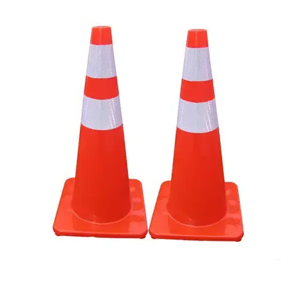 Durable PVC reflective elastic road cone 12 18 28 36 inch road safety cone Safety collision traffic cone