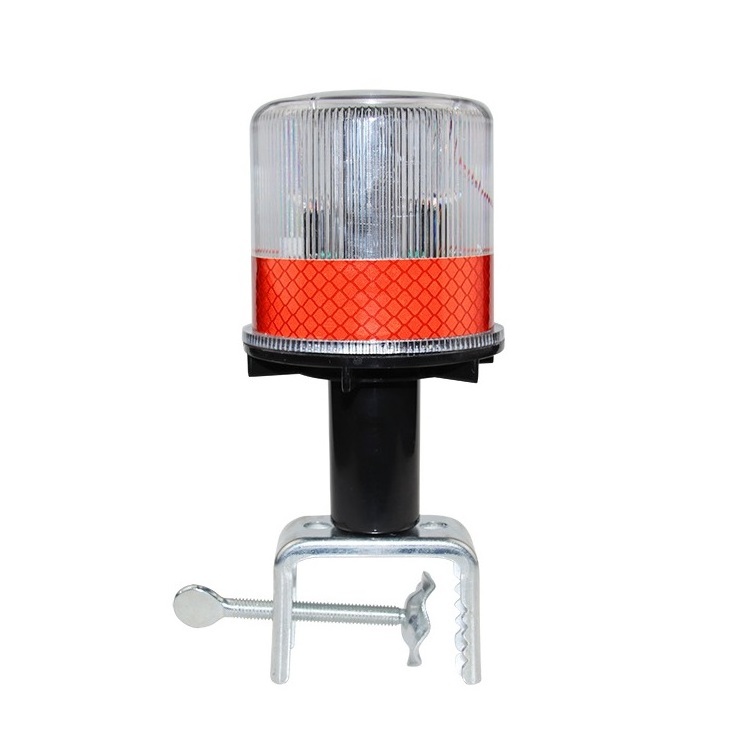 High brightness road safety warning flashing led traffic cone light solar blinker warning lights