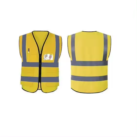 High Quality Hi Vis Reflector Jacket Reflective Safety Vest With Custom Logo