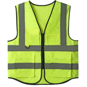 high visibility reflective vest traffic construction work safety vest