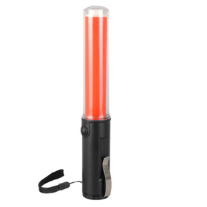 Led marshalling flashlight Stick magnetic traffic Baton crossroad traffic Control red green light wand