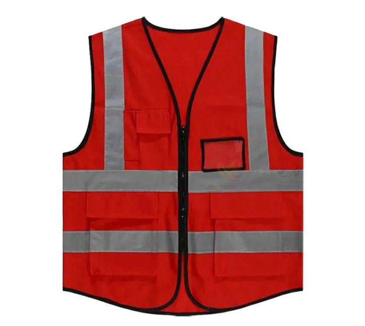 high visibility reflective vest traffic construction work safety vest