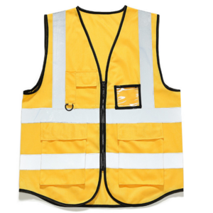 Yellow Safety Reflective Vest Custom High Visibility Safety Jacket vest