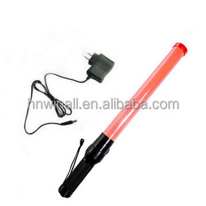 Rechargeable LED wand traffic rod flashing batons