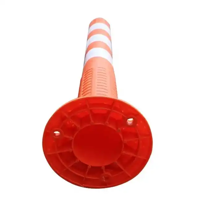 Manufacturer 75cm High Flexible Traffic Warning Post