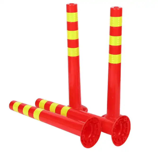 Wholesale 75cm High Quality Flexible Traffic Safety PU Warning Post