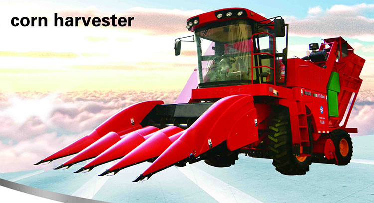 Agricultural machinery corn header for combine harvester