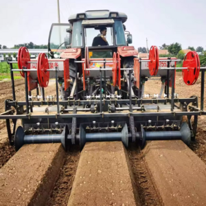 Agriculture  one  two three rows  ridger soil bed former machine for tractor mounted plastic mulch layer machine