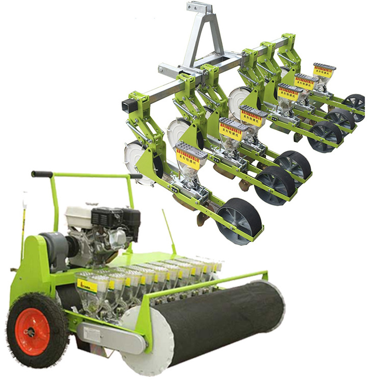 Hot selling 6-row hand push seeder carrot and onion planter spreader cheap sale mechanical seeder vegetable planter