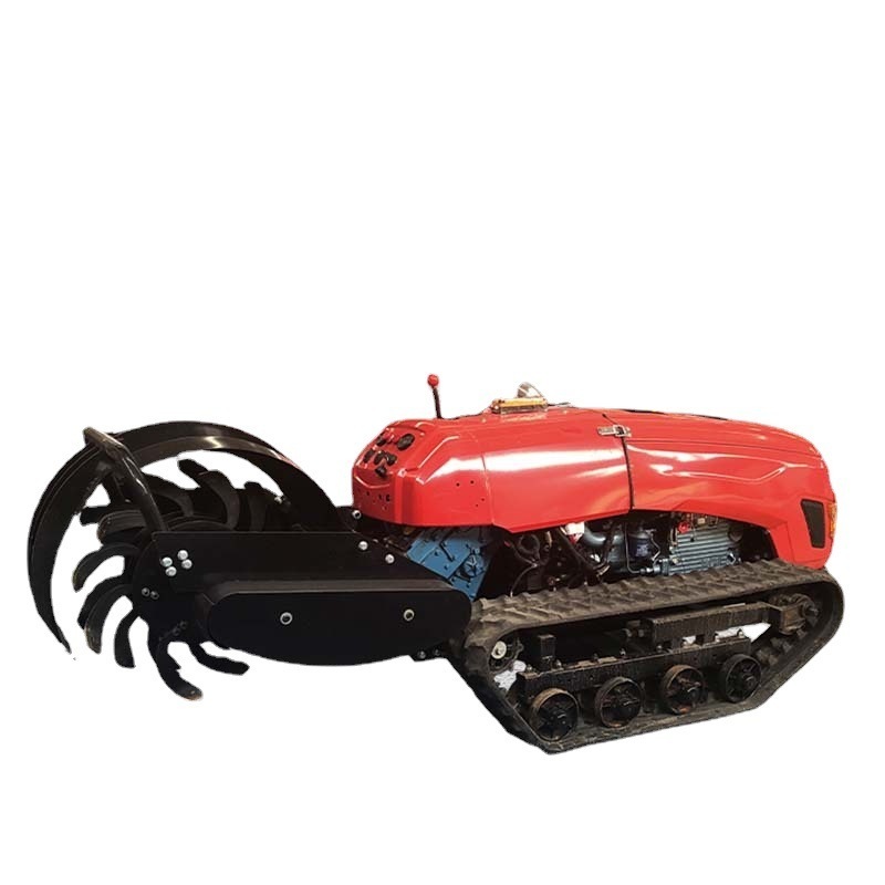 new model ride-on crawler cultivator with trencher/lawn mower/rotary tiller