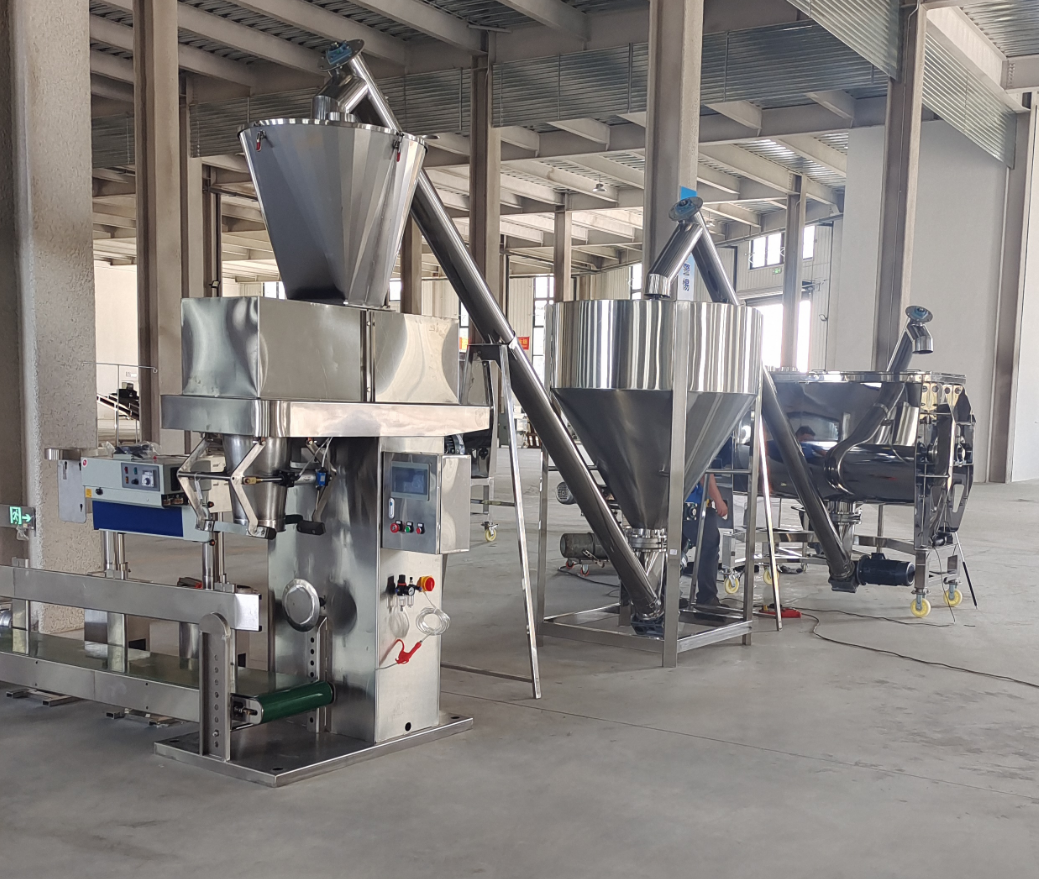 25 Kg 50 Kg Intelligent Big Bag Rice Flour Milk Powder Filling Sealing Stitching Packing Machine