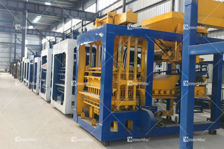 QTJ4-26 concrete paving stone block making machine,  paving stone making machine, winnermac