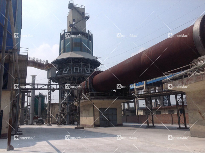 500TPD Cement production process lime plant line in factory price