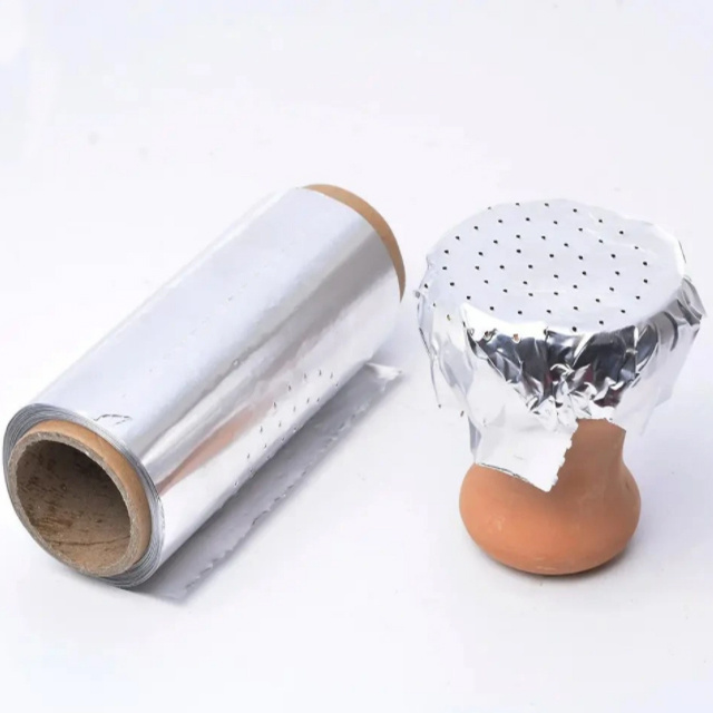 120mm 150mm width 25mic 30mic 40mic aluminium hookah Foils in silver color shisha foil hookah